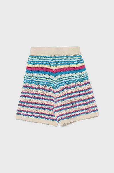 Detské bavlnené šortky Guess