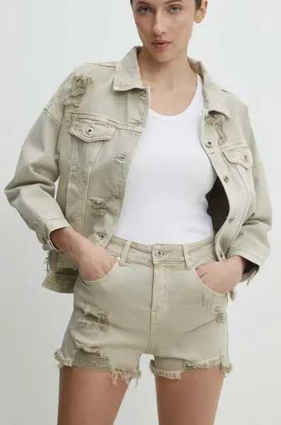 Rifľové krátke nohavice Answear.LAB