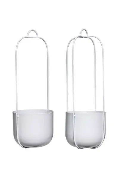 Závesný kvetináč Hübsch Lotus 16 x 44 cm 2-pak