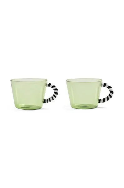 Sada pohárov &k amsterdam Glass Duet Green 300 ml 2-pak