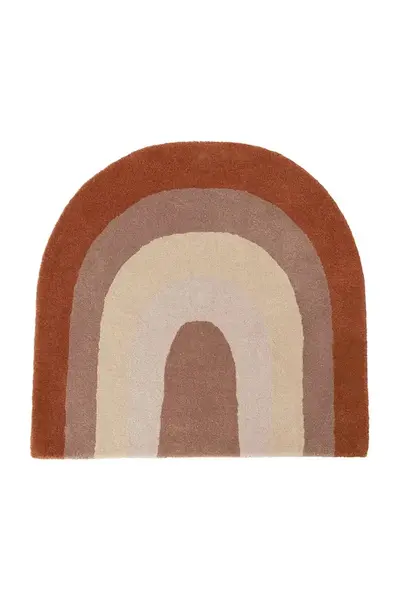 Vlnený koberec OYOY Rainbow 90 x 88 cm