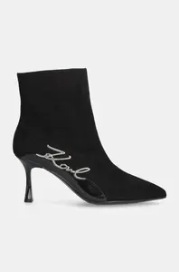 Semišové topánky Karl Lagerfeld SIENNA