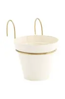 Obal na kvetináč s rukoväťou Madam Stoltz 16 x 13,5 cm