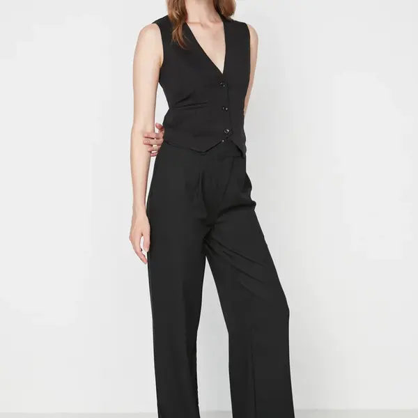 Dámské kalhoty Trendyol Wide Leg