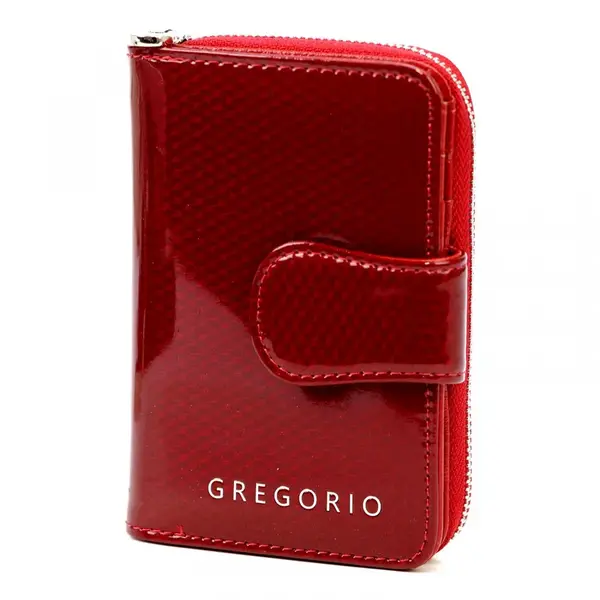 Módní dámská kožená peněženka Gregorio Maeve, červená