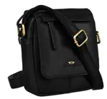 Módní pánská kožená crossbody taška Peterson Sachir, černá