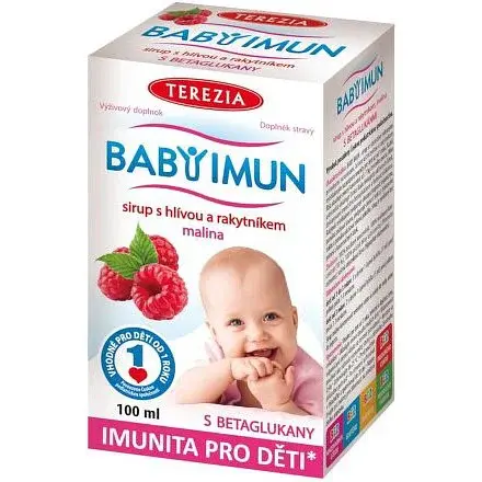 Baby Imun Sirup S Hlívou A Rakytníkem Malina 100ml