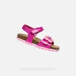 Pink Girls Sandals Geox Chalki - Girls