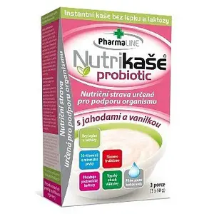 Nutrikaše Probiotic Jahoda A Vanilka 3x60g