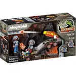 PLAYMOBIL Dino Rise 70929 Dino Mine Vozík s raketami