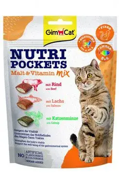 Gimcat Nutri Pockets malt & vitamin mix 150 G