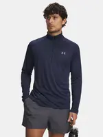 Tmavomodré športové tričko Under Armour UA Tech 2.0 1/2 Zip