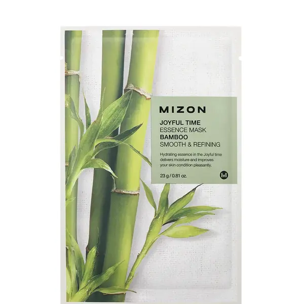 Mizon Plátýnková 3D maska s bambusem pro hydrataci a zjemnění pleti Joyful Time (Essence Mask Bamboo) 23 g