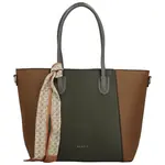 Módní dámská koženková kabelka na rameno MaxFly Jaryna, tmavě zelená