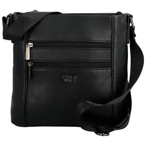 Pánská koženková crossbody Devone, černá