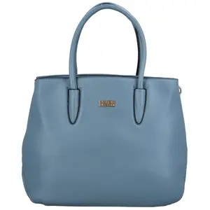 Elegantní jednoduchá dámská koženková kabelka Malika, světle modrá