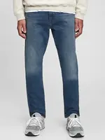 GAP Džíny slim straight faded medium - Pánské