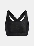 Women's bra Under Armour Crossback Mid Print-BLK - Women's