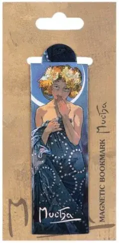 Magnetická záložka Alfons Mucha – Luna