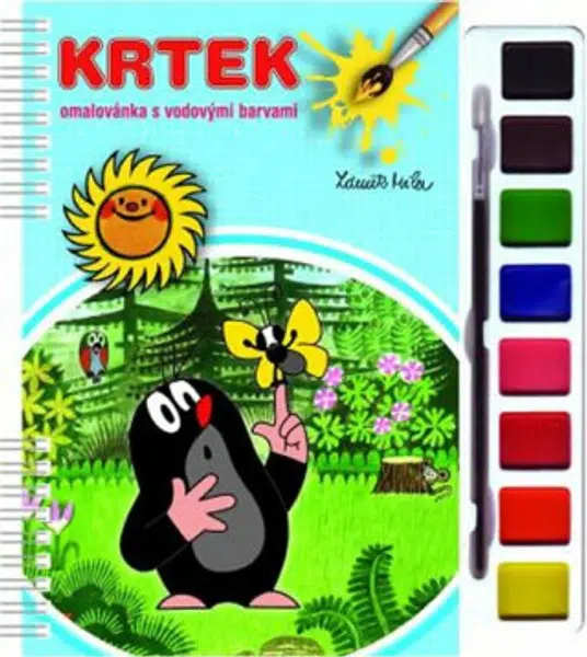 Krtek 3 - Omalovánky s vodovými barvami - Zdeněk Miler