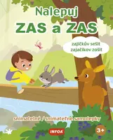 Nalepuj zas a zas - zajíčkův sešit - snímatelné samolepky