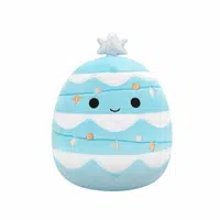 SQUISHMALLOWS Modrý vánoční stromek - Keiko