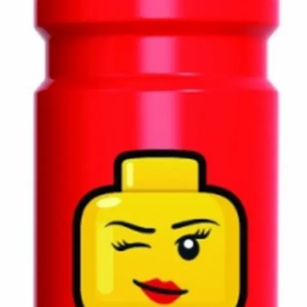 LEGO ICONIC Girl láhev na pití - žlutá/červená