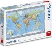Politická mapa světa 1000 puzzle
