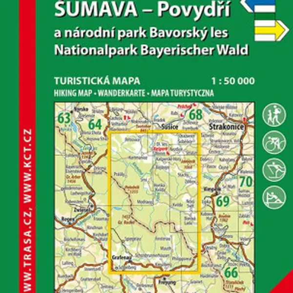 KČT 65 Šumava - Povydří a NP 1:50 000/ 10. vydání 2022