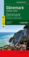 AK 6305 Dánsko, Grónsko, Faerské ostrovy 1:400 000 / automapa
