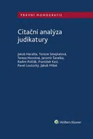 Citační analýza judikatury - Jakub Harašta