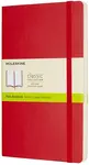 Zápisník MOLESKINE měkký čistý červený L