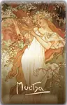 Magnet Alfons Mucha - Jaro, 54 × 85 mm