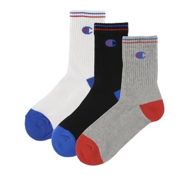 Champion 3pk Crew Socks 39/42