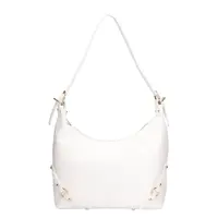 Dámská kožená kabelka Italia Olla - bílá