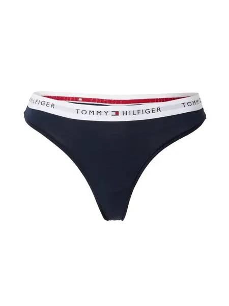 Tommy Hilfiger Underwear Tangá  námornícka modrá / červená / šedobiela