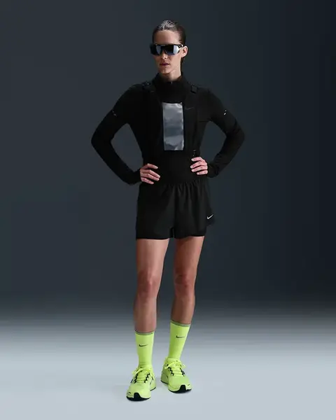 Nike Swift Womens Dri-FIT Mid-Rise 2-in-1 Running Shorts M