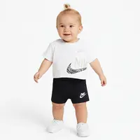 Nike kids girl wild flower boxy tee short 18m