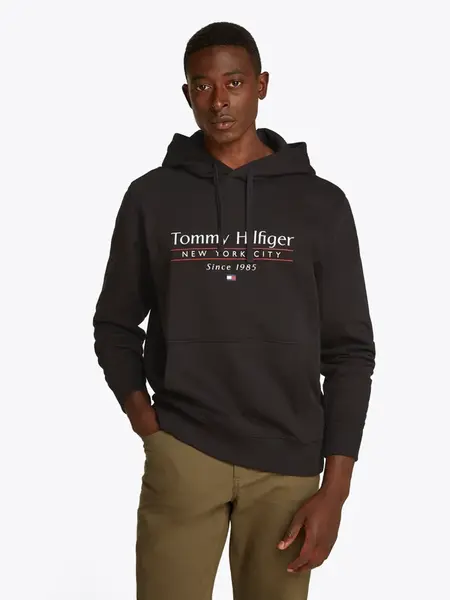 Tommy Hilfiger Logo Drawstring Hoody S