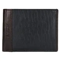 Pánská kožená peněženka Lagen Bill - černo-hnědá