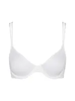 Calvin Klein Underwear Podprsenka 'Sheer Marquisette'  biela