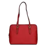 Elegantní dámská kožená kabelka Katana Wella - červená