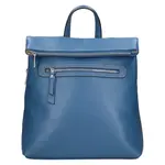 Dámský kožený batoh Italia Korra - modrá