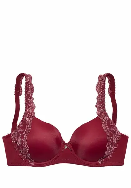 LASCANA Podprsenka  vínovo červená