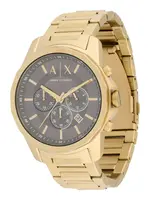 ARMANI EXCHANGE Analógové hodinky  zlatá / čierna