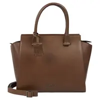 Dámska kožená kabelka Burkely Jenca - hnedá