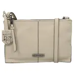 Dámská crossbody kožená kabelka Burkely Nelas - béžová