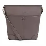 Kožená dámska crossbody kabelka Fagola Matilde - hnedá