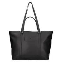 Elegantná dámska kožená kabelka Katana Moana - čierna