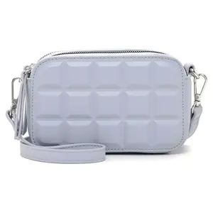 Dámska crossbody kabelka Emily & Noah Antoanet - modrošedá